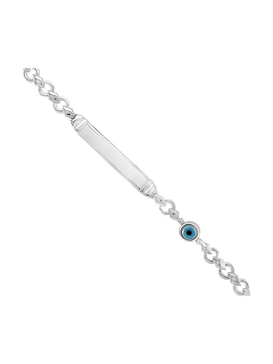 Xryseio Kinderarmband ID aus Silber
