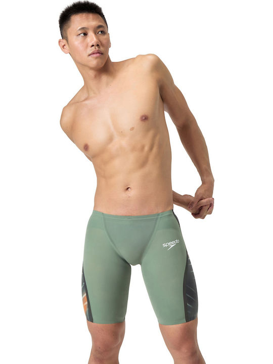 Speedo Lzr Pure Intent 2.0 15857H782 Мъжки Състезателен Заглушител Бански за плуване Зелен