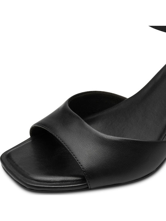 Leather Sandals Black