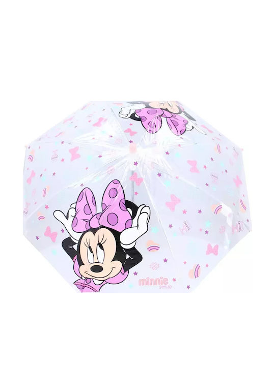 Floss & Rock Kinderregenschirm Gebogener Handgriff Transparente mit Durchmesser 60cm