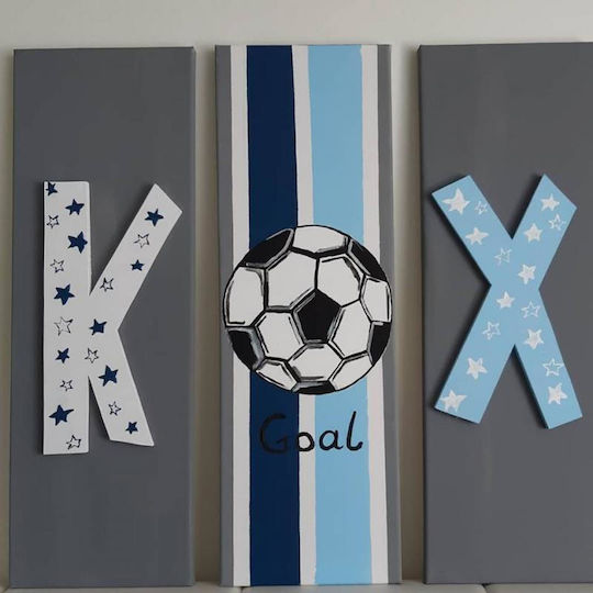 Kids Wall Art 3 Piece No Frame