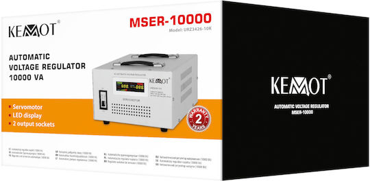 Stabilizator de Tensiune Automat Kemot Mser-10000 10000 Va Servomotor