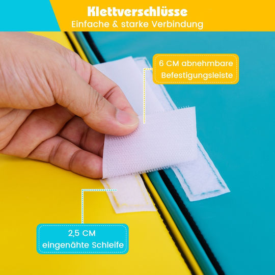 Costway aus Stoff Gelb