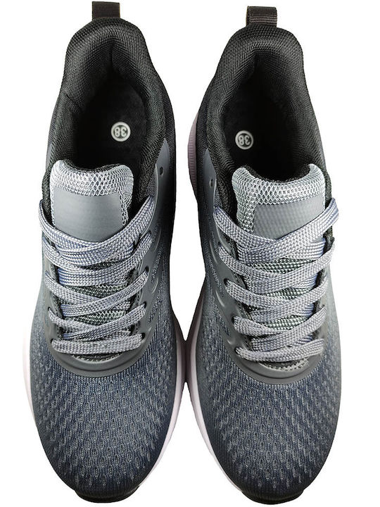 Ανατομικά Sneakers Γκρι / Μαύρο
