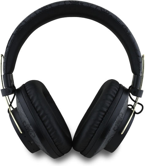 Guess 4G Metal Logo Безжични / Жични Over Ear Слушалки с 30 Часа Работа Черни