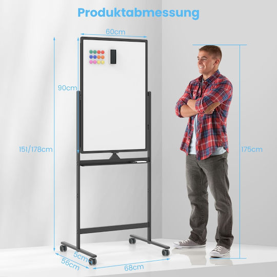 Costway Magnetic with a Tripod with a Tripod 68x56cm