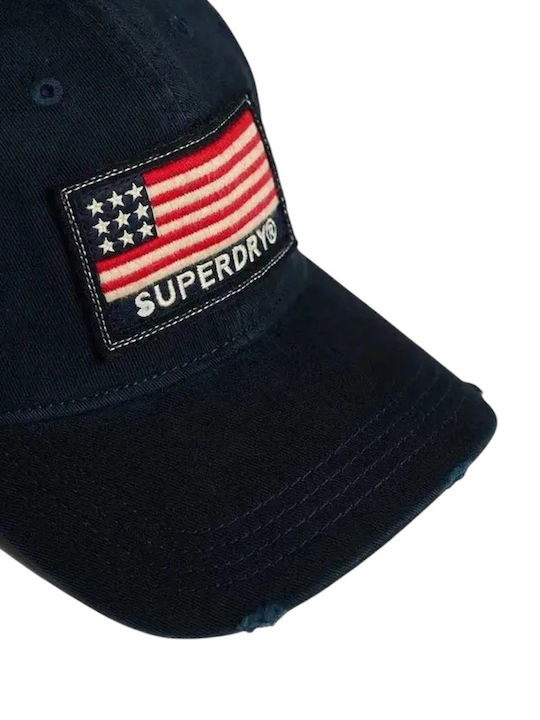 Superdry U D1 Sdna Patched Baseball Cap Y9010200a-jua Blue
