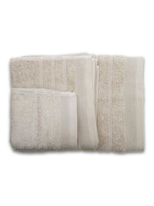 Sunshine Hand Towel Hiburi Medium 30x50cm 11 Beige Weight 500gr/m²