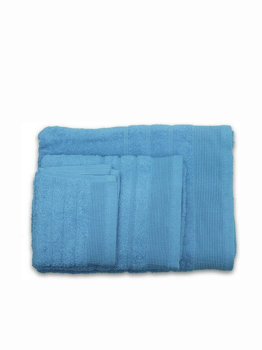 Sunshine Set Prosoape de Baie 3 buc Himburi 17 Tuquoise Greutate 500gr/m²