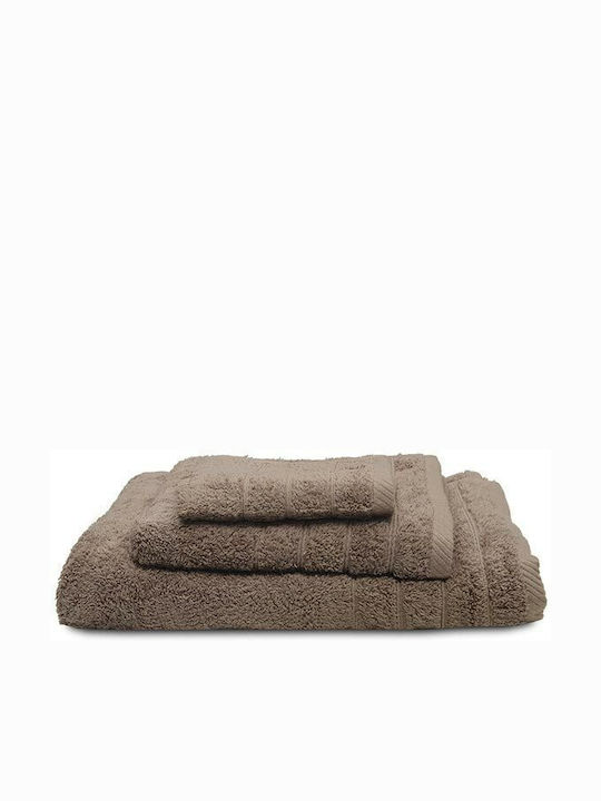 Sunshine Bath Towel Set 3pcs Dory Mocha 13 Weight 600gr/m²