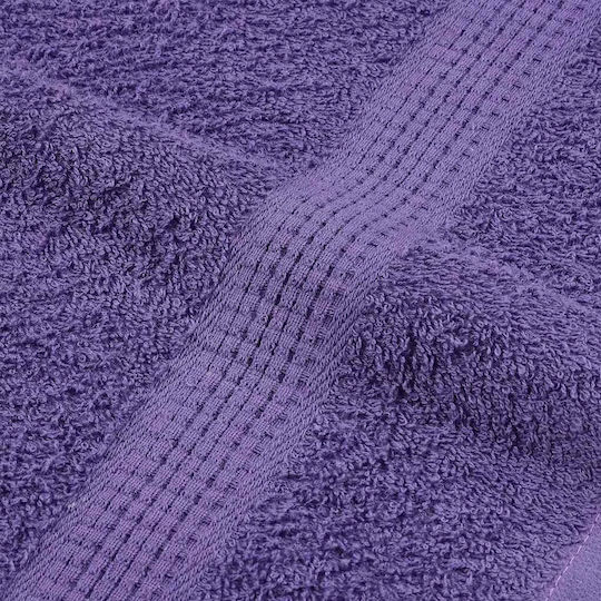 vidaXL Badehandtuch 100x200cm Lila 2 Stück Gewicht 360g/m²