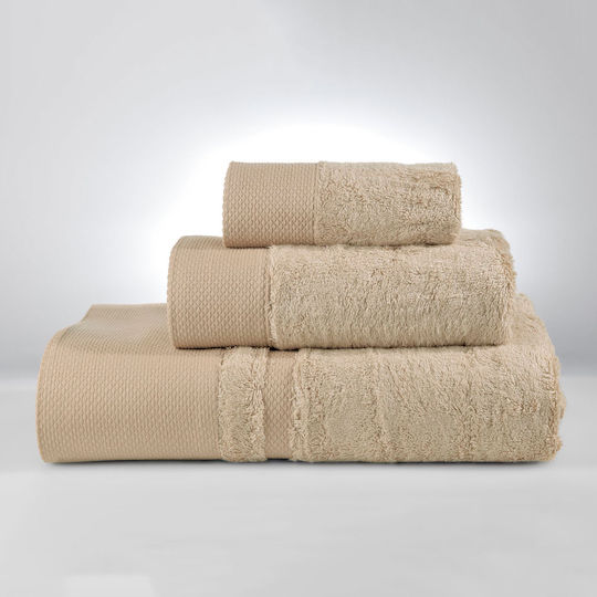 Down Town Home Handtuch-Set 3 Stück Rosa Beige Gewicht 600gr/m² Down Town Home Handtuch-Set 3 Stück Rosa Beige Gewicht 600gr/m²