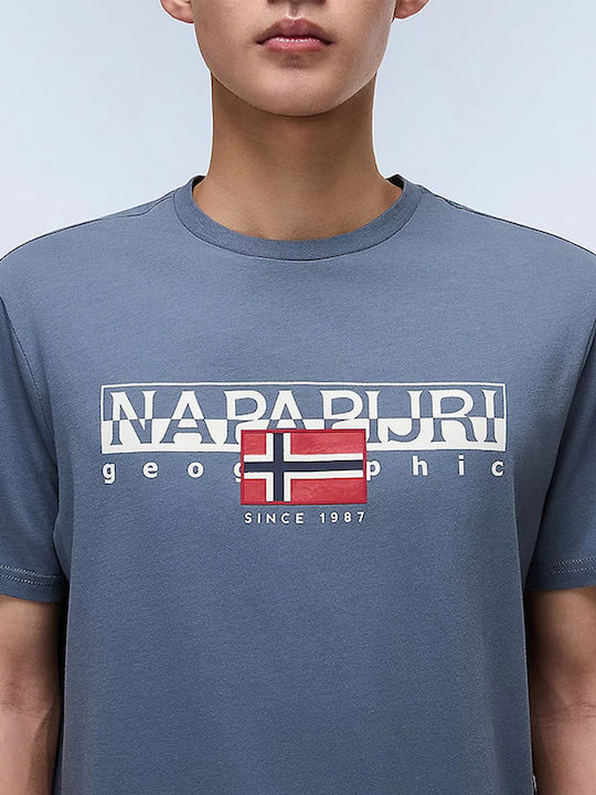 T-shirt Steel Blue