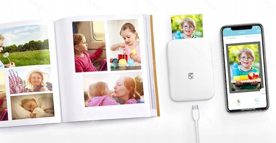 Zink Εκτυπωτής για Φωτογραφίες με Bluetooth