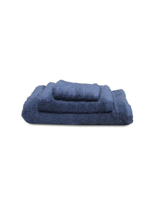 Sunshine Bath Towel Set 3pcs Dory Blue Dark 19 Weight 600gr/m²