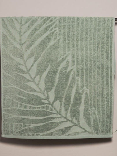 Kentia Πετσέτα Χεριών Stylish Pianta 30x50εκ. Mint Βάρους 500gr/m²