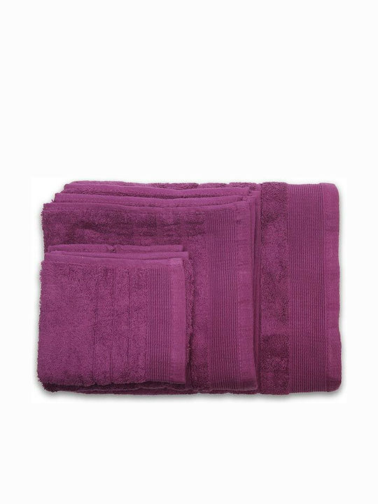 Sunshine Facecloth Chimbouri 50x90cm 5 Mauve Weight 500gr/m²