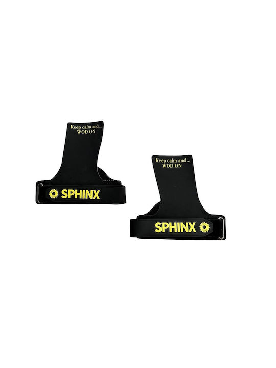 Wodproof Gear Grip Sphinx Fingerless Ανδρικά Grips Γυμναστηρίου Μαύρα Wodproof Gear Grip Sphinx Fingerless Ανδρικά Grips Γυμναστηρίου Μαύρα