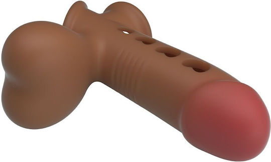 Pretty Love Penis Sleeve Προέκταση Πέους Καφέ