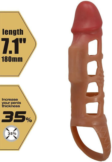 Pretty Love Vibrierende Penishülle Penis-Verlängerung mit Vibration 18cm