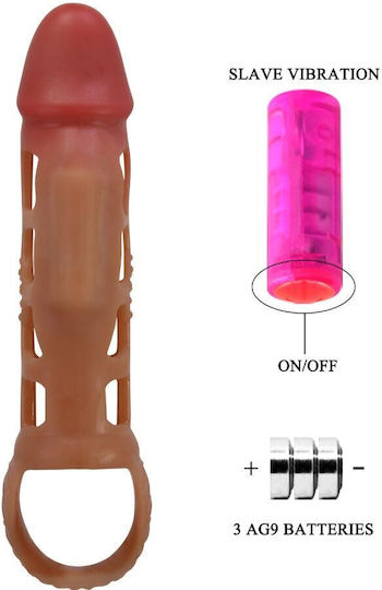 Pretty Love Vibrierende Penishülle Penis-Verlängerung mit Vibration 18cm