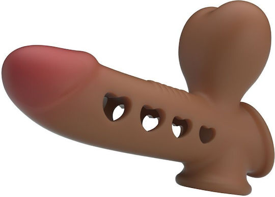 Pretty Love Penis Sleeve Προέκταση Πέους Καφέ