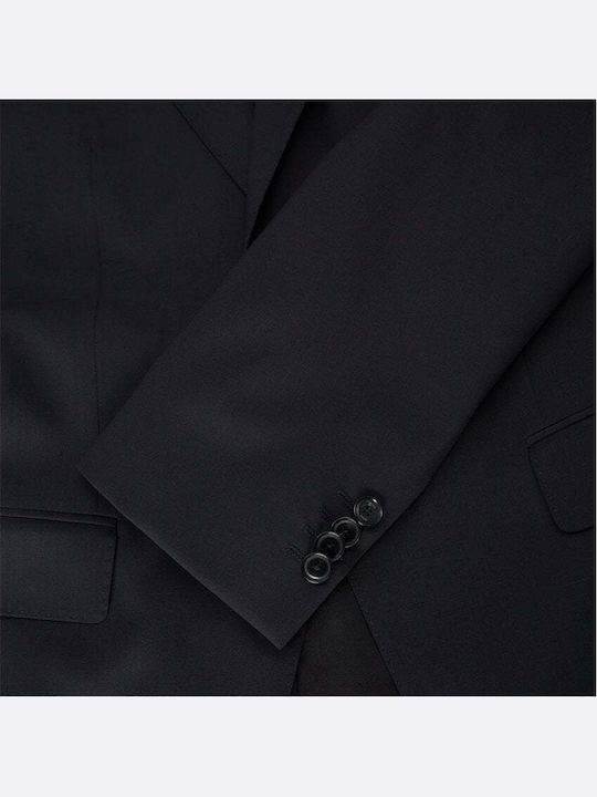 Men's Suit Jacket Regular Fit Black