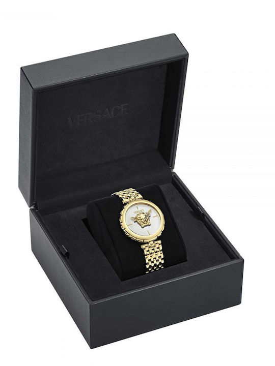 Versace Medusa Damen Uhr mit Gold Metallarmband