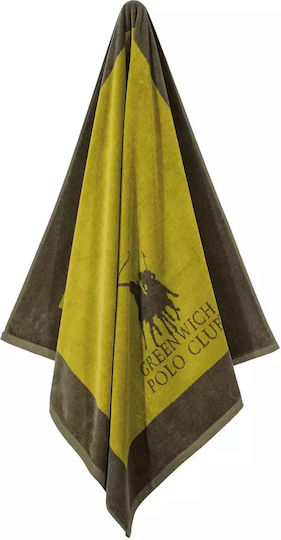 Greenwich Polo Club Strandtuch Baumwolle Grün 180x90cm.
