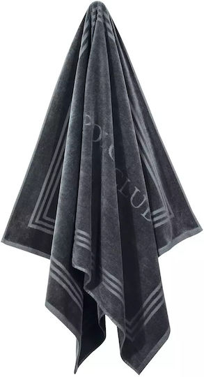 Greenwich Polo Club Beach Towel Cotton Gray 170x90cm.