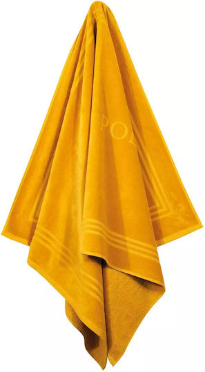 Greenwich Polo Club Beach Towel Cotton Yellow 170x90cm.