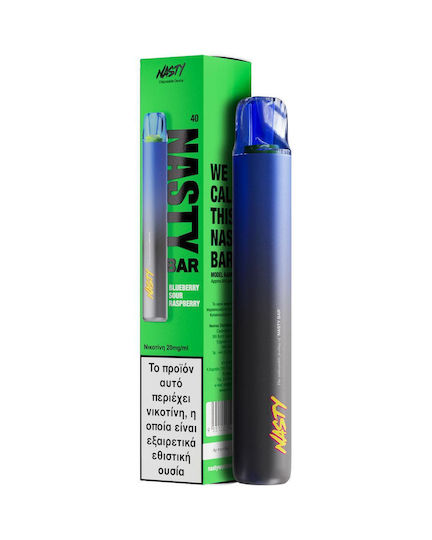 Nasty Juice Електронна Цигара за Еднократна Употреба 600 Вдишвания Lemon Lime 2ml 20mg Жълта