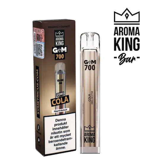 Aroma King Ak Gem700 Lux Țigară Electronică de unică folosință 700 Inhalări Cola 2ml 20mg