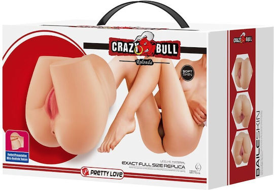 Crazy Bull Realistic Masturbator Vagina / Butt
