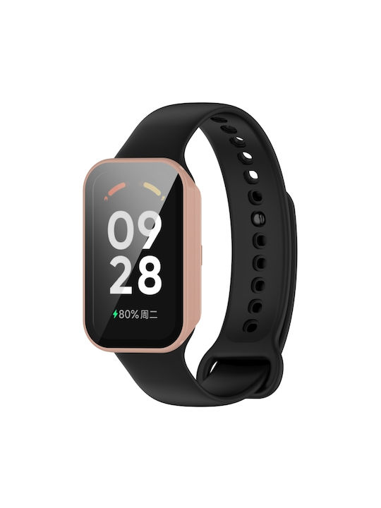 Пластмасов Калъф в Розов цвят за Xiaomi Smart Band 8, Redmi Band 2