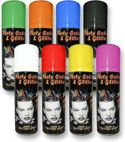 Party Color & Glitter Αποκριάτικο Σπρέι Μαλλιών 125ml Ροζ
