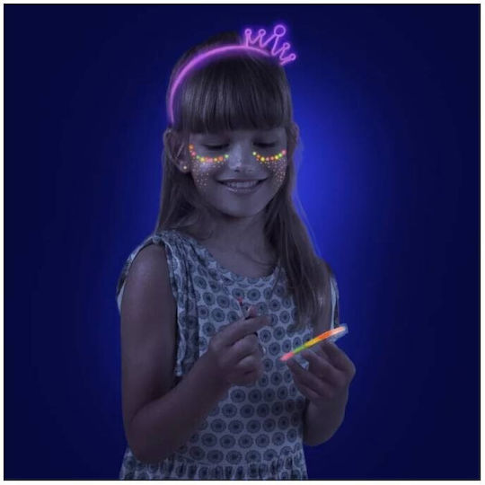 Uv Neon Face Paints + Glow In Dark Headband Kidea