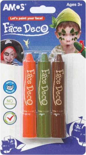 Face Painting de Carnaval Multicolor 3buc