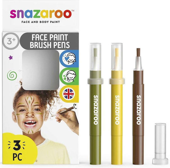 Face Painting de Carnaval Verde 3buc