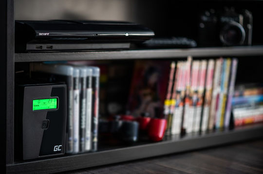 Green Cell Power Proof UPS Line-Interactive 1500VA 900W With 4 Schuko AC Outlets