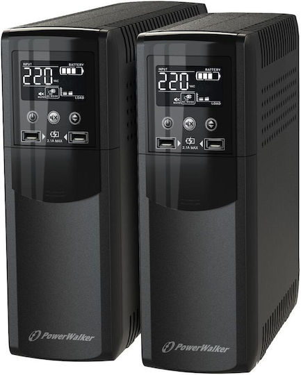 Powerwalker VI 1500 CSW UPS Line-Interactive 1500VA 900W with 4 Schuko Power Plugs