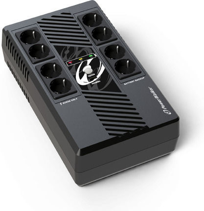 Powerwalker VI 1000 MS UPS Line-Interactive 1000VA 600W με 8 Schuko Πρίζες