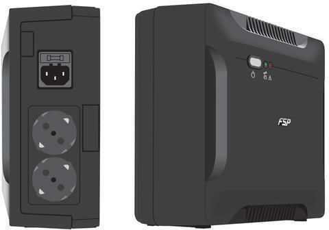 FSP/Fortron Nano UPS Off-Line 600VA 360W with 2 Schuko AC Outlets