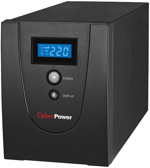 CyberPower Value2200EILCD UPS Line-Interactive 2200VA 1320W με 6 IEC Πρίζες