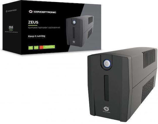 Conceptronic ZEUS02ESP UPS Line-Interactive 850VA 480W cu 2 Schuko Prize