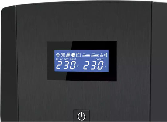Conceptronic ZEUS04E UPS Linie-interaktiv 2200VA 1320W mit 6 IEC Steckdosen