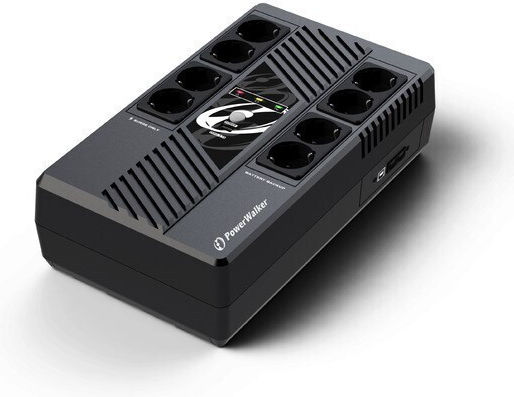 Powerwalker VI 800 MS UPS Line-Interactive 800VA 480W με 8 Schuko Πρίζες