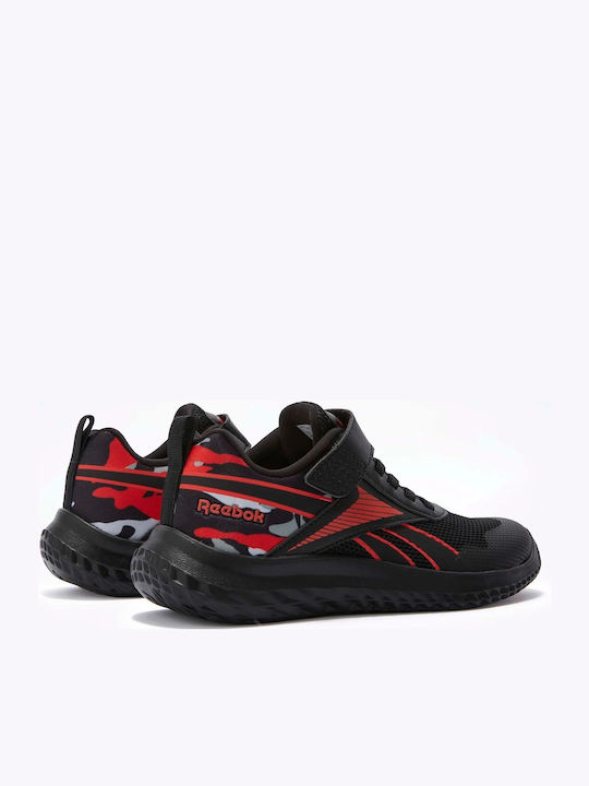 Rush Runner Rush Runner 5 Kids Sports Shoes Running with Hoop & Loop Closure Black