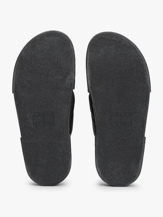 Women's Flat Sandals in Black Color