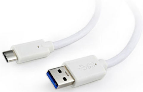 Cablexpert USB 3.0 Cable USB-C Male - USB-A 36W White 0.5m CCP-USB3-AMCM-W-0.5M